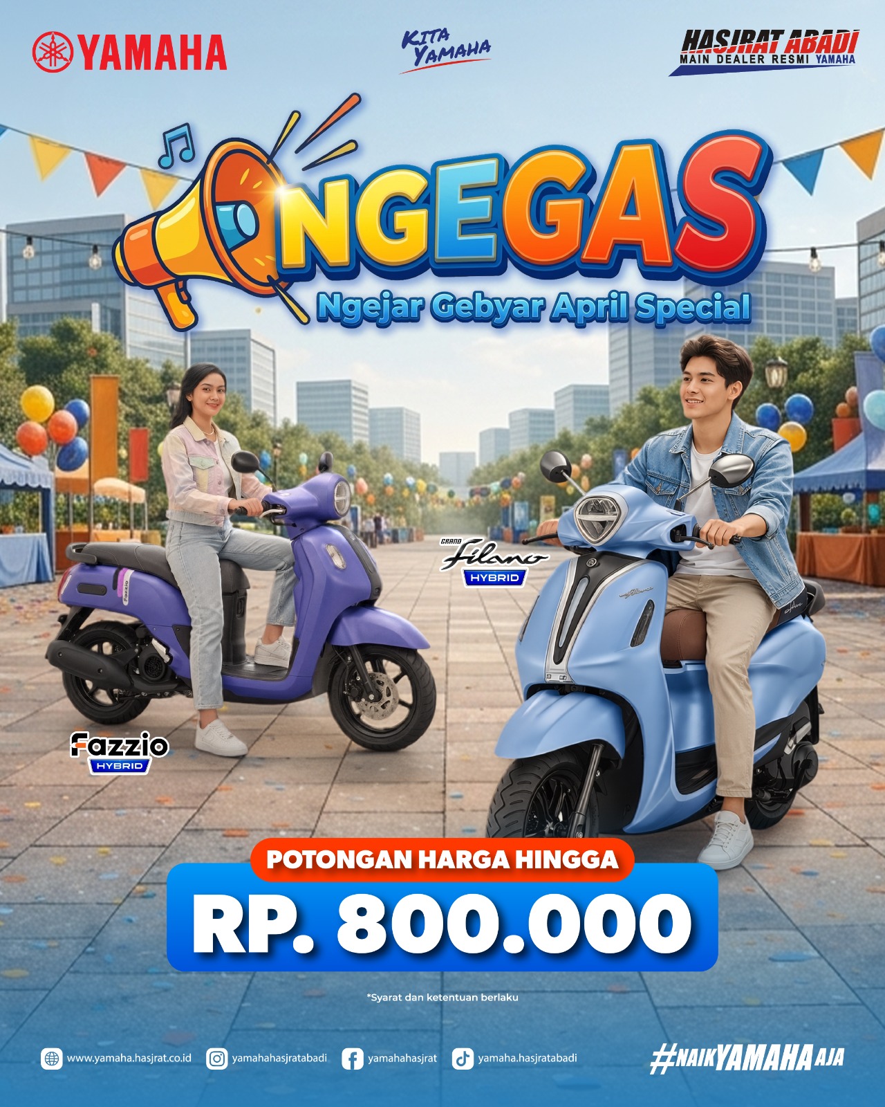 Program NGEGAS Hasjrat Yamaha Indonesia Timur April 2026