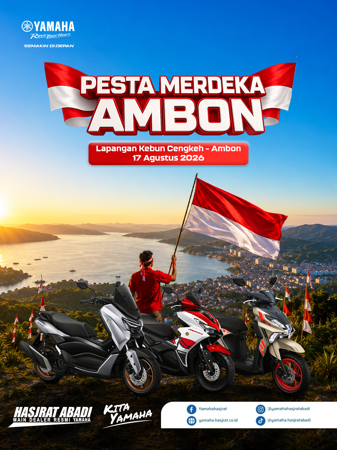 Pesta Merdeka Ambon 2026 : Jangan Lewatkan Event Yamaha Ini!
