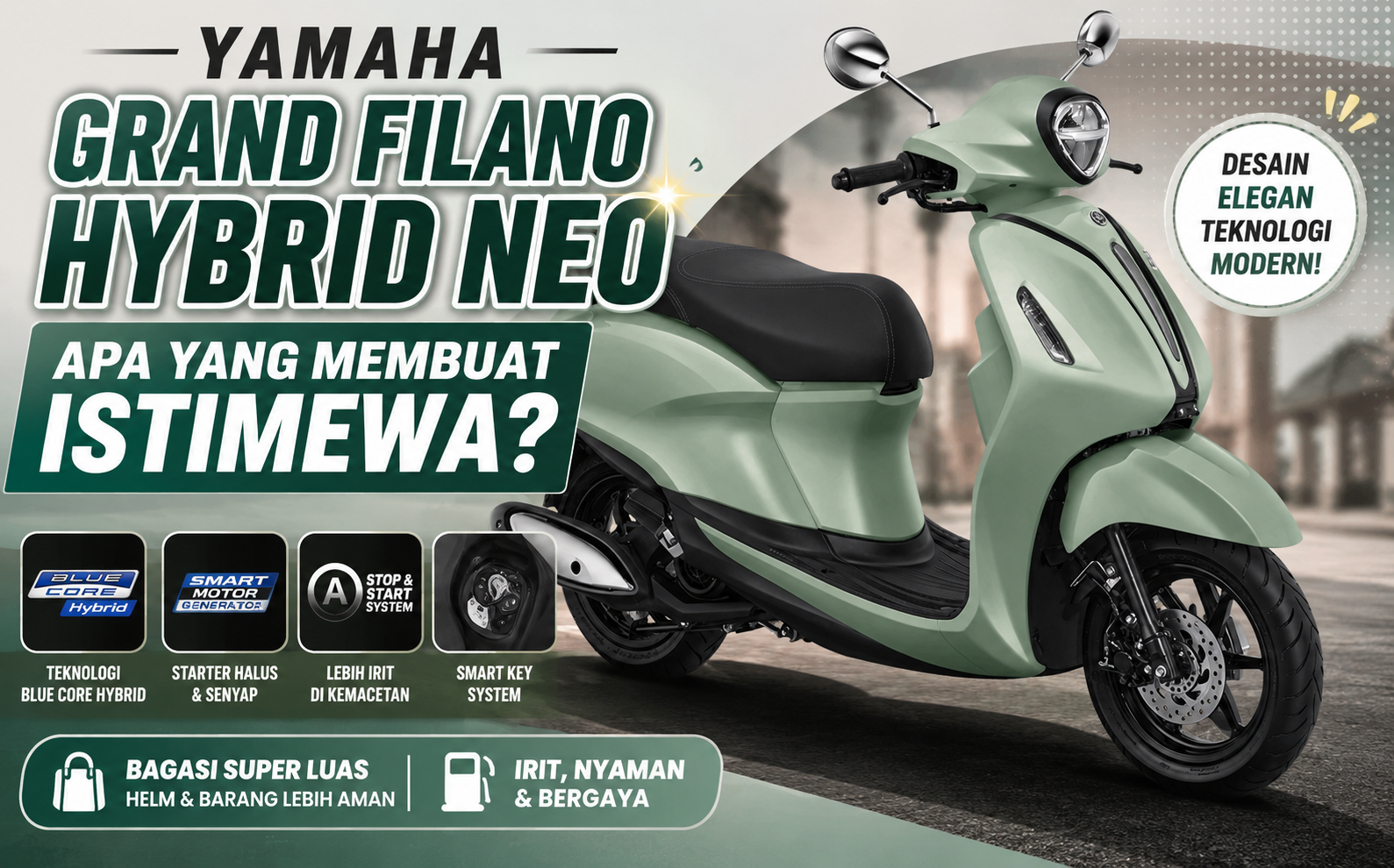 Yamaha Grand Filano Hybrid Neo