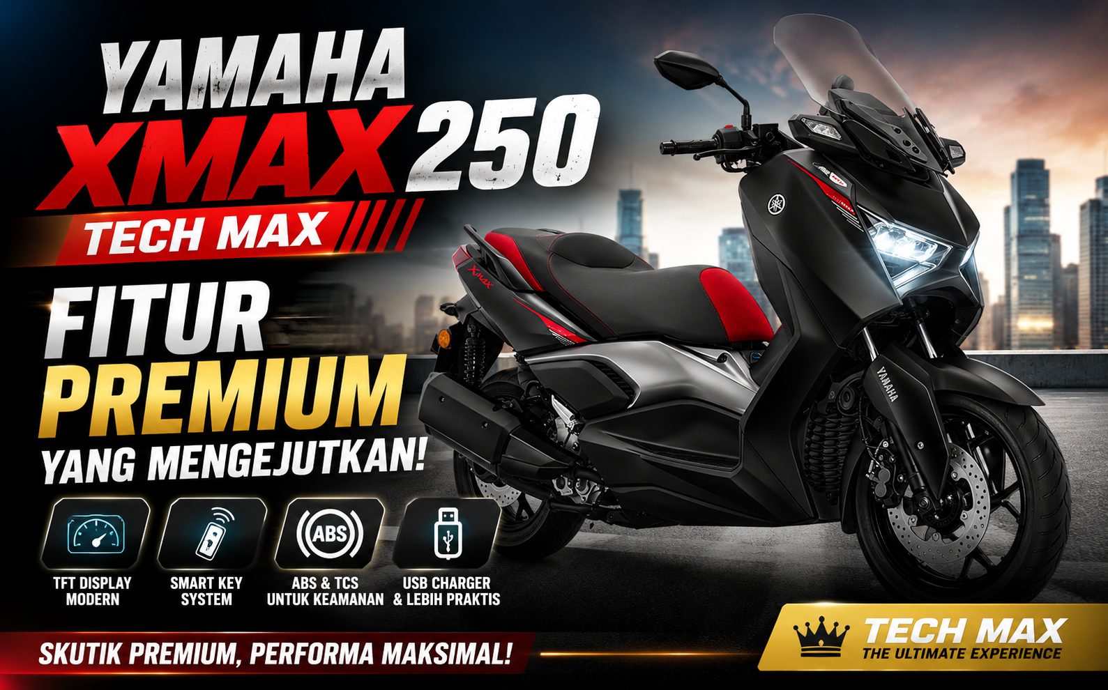 Yamaha Xmax 250 Tech Max
