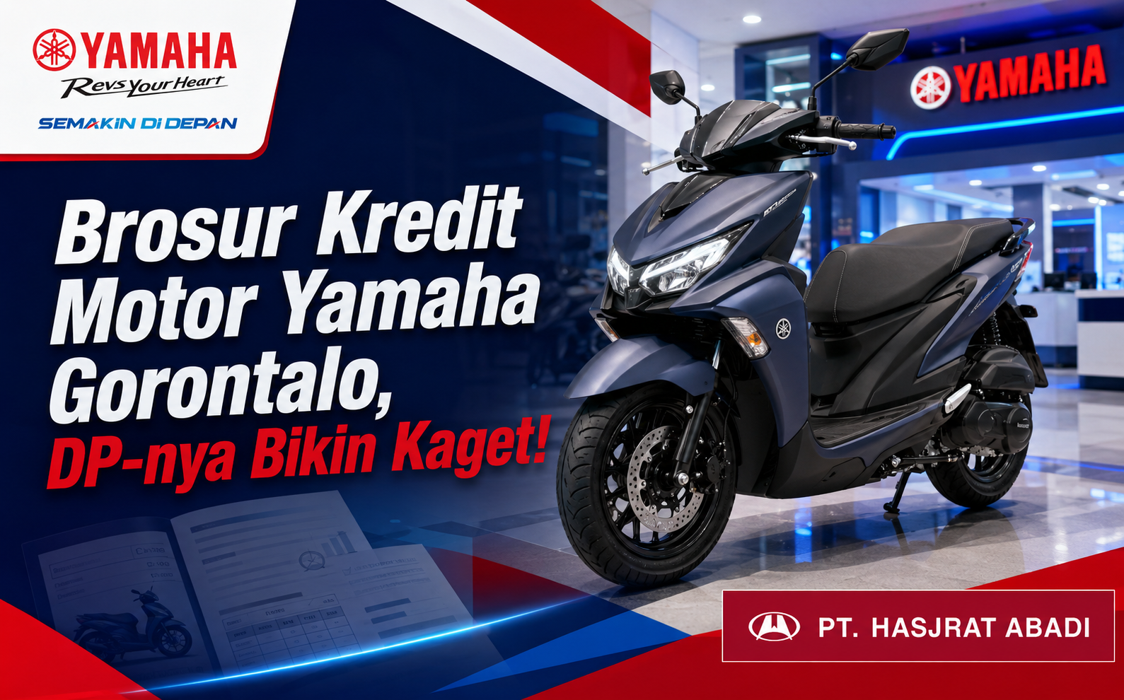 Brosur Kredit Motor Yamaha Gorontalo, DP-nya Bikin Kaget!
