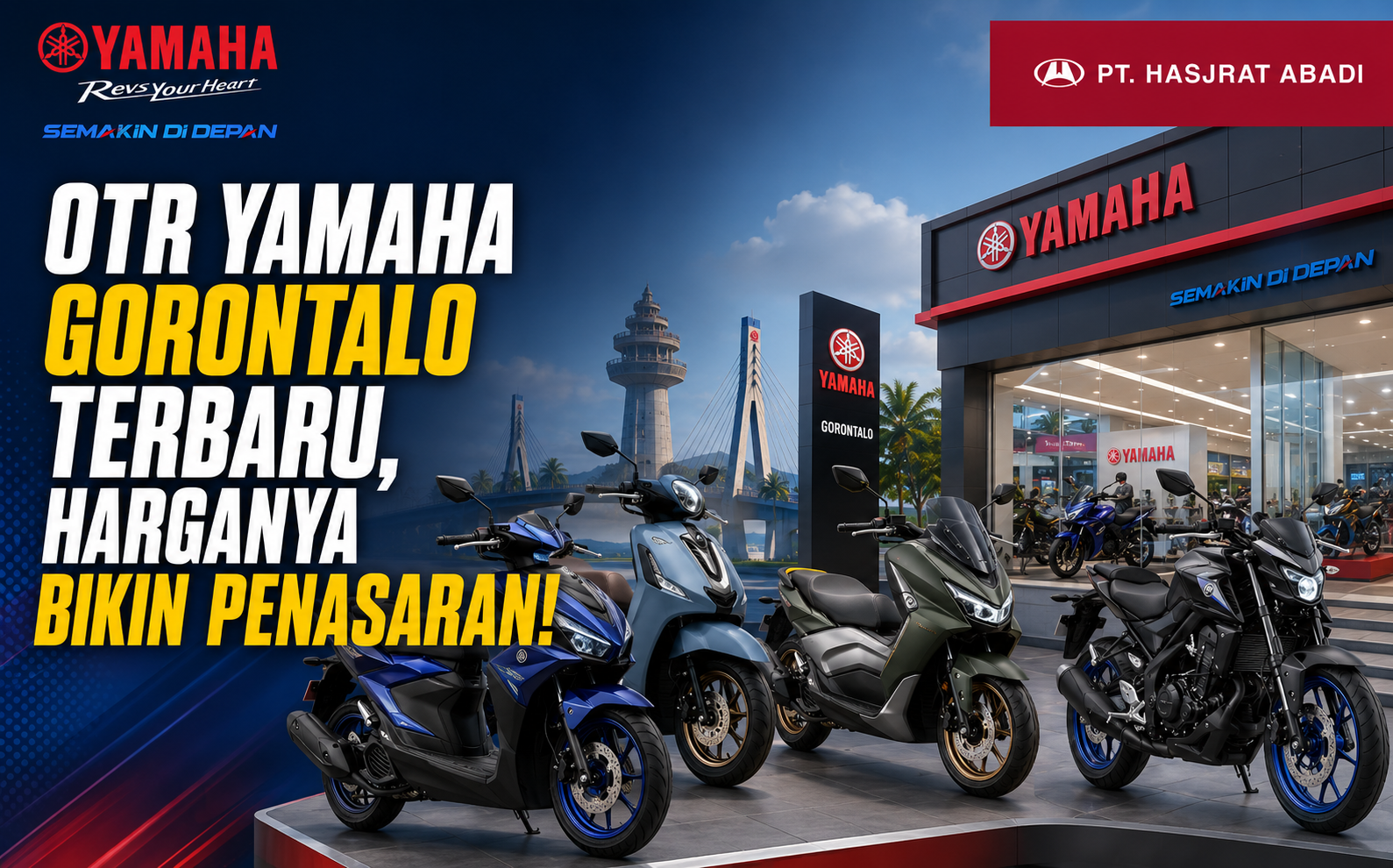 OTR Yamaha Gorontalo Terbaru, Harganya Bikin Penasaran!