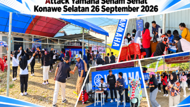 Attack Yamaha Senam Sehat Konawe Selatan