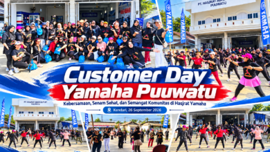 Customer Day Yamaha Puuwatu Kendari, Event Akrab di Outlet