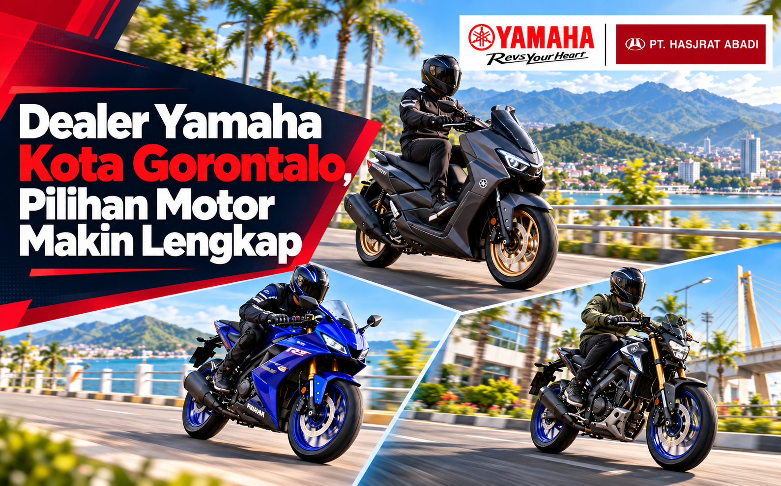 Dealer Yamaha Kota Gorontalo, Pilihan Motor Makin Lengkap
