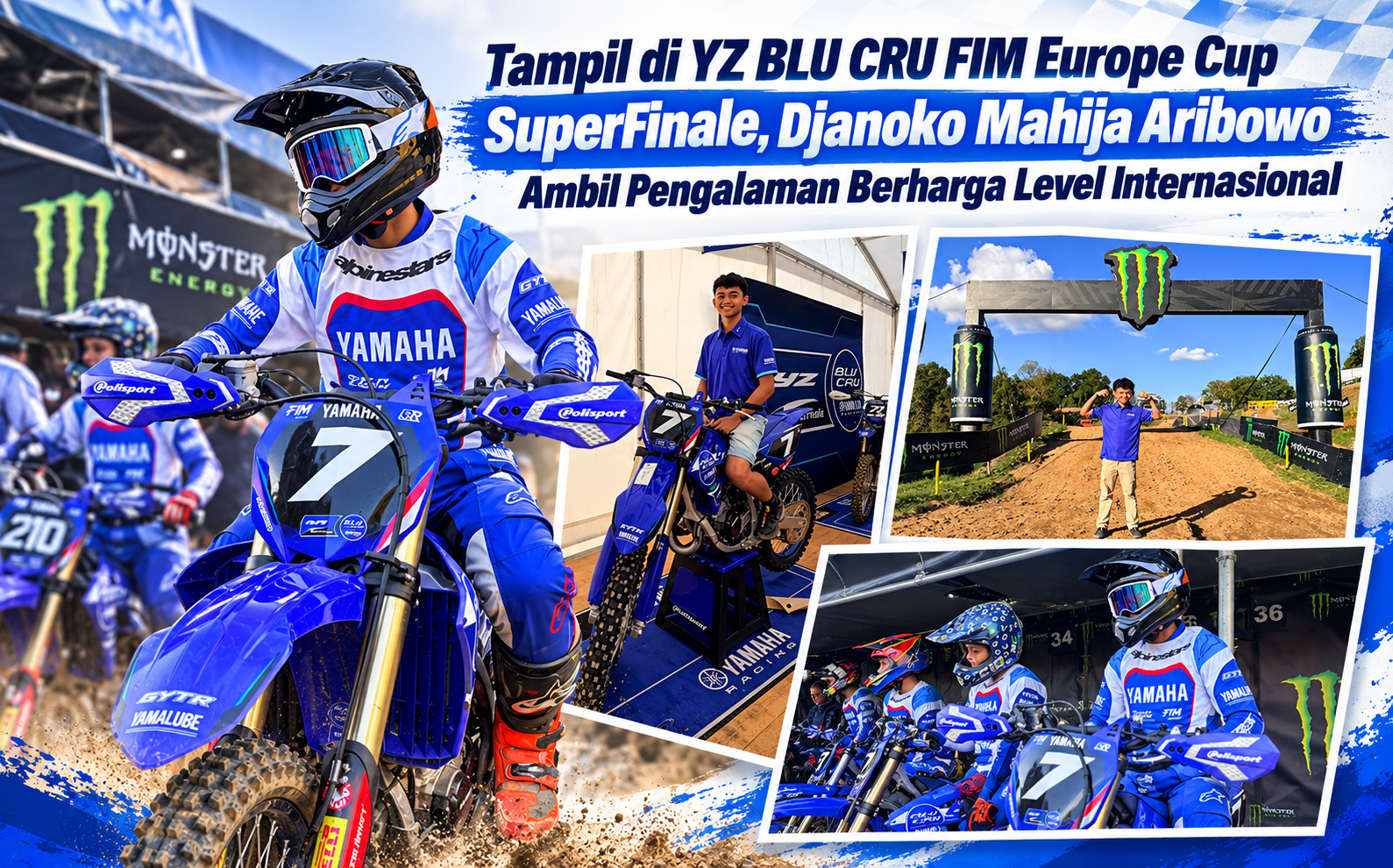 Djanoko Mahija Aribowo Berlaga di YZ BLU CRU 2026 Prancis