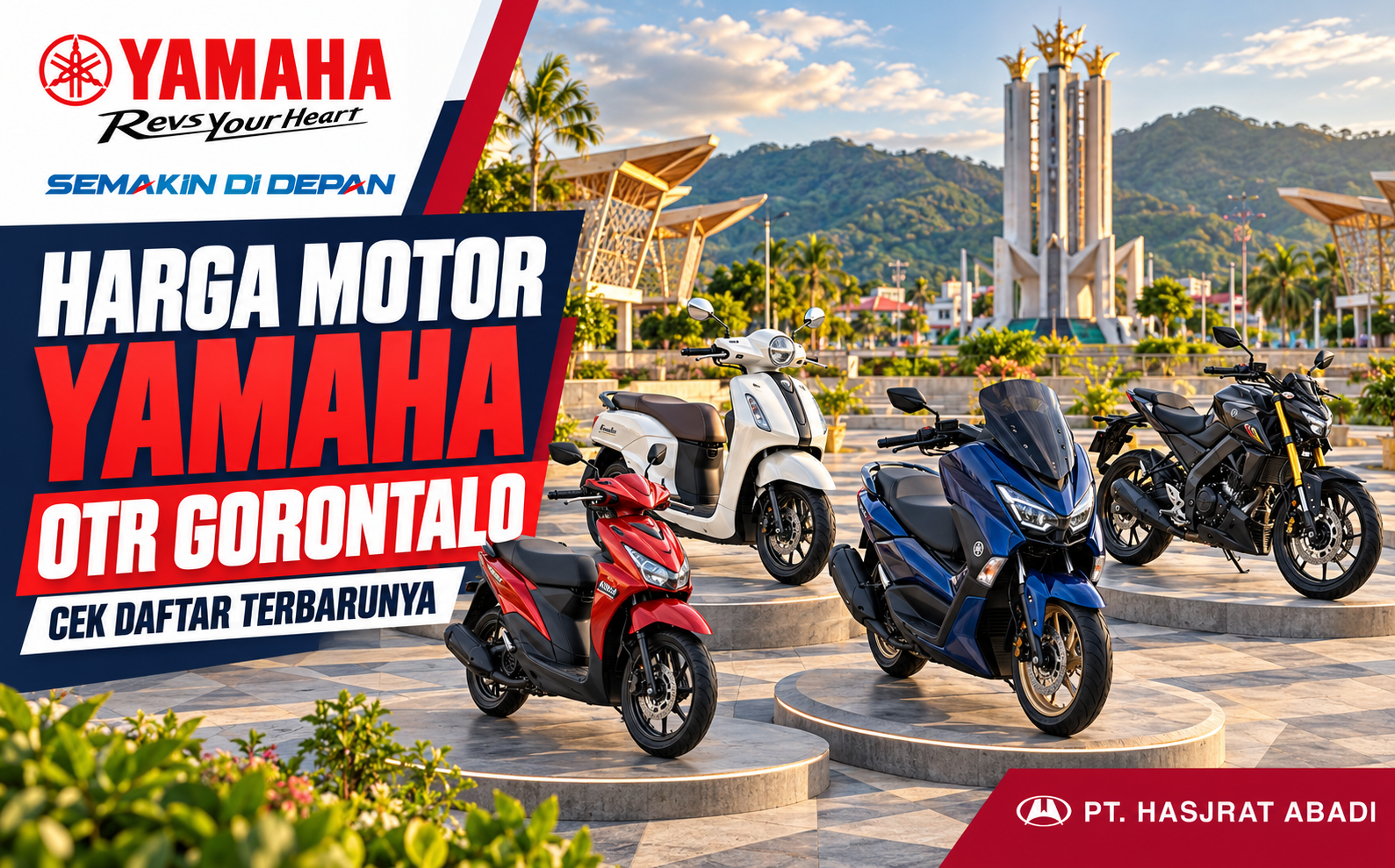 Harga Motor Yamaha OTR Gorontalo, Cek Daftar Terbarunya