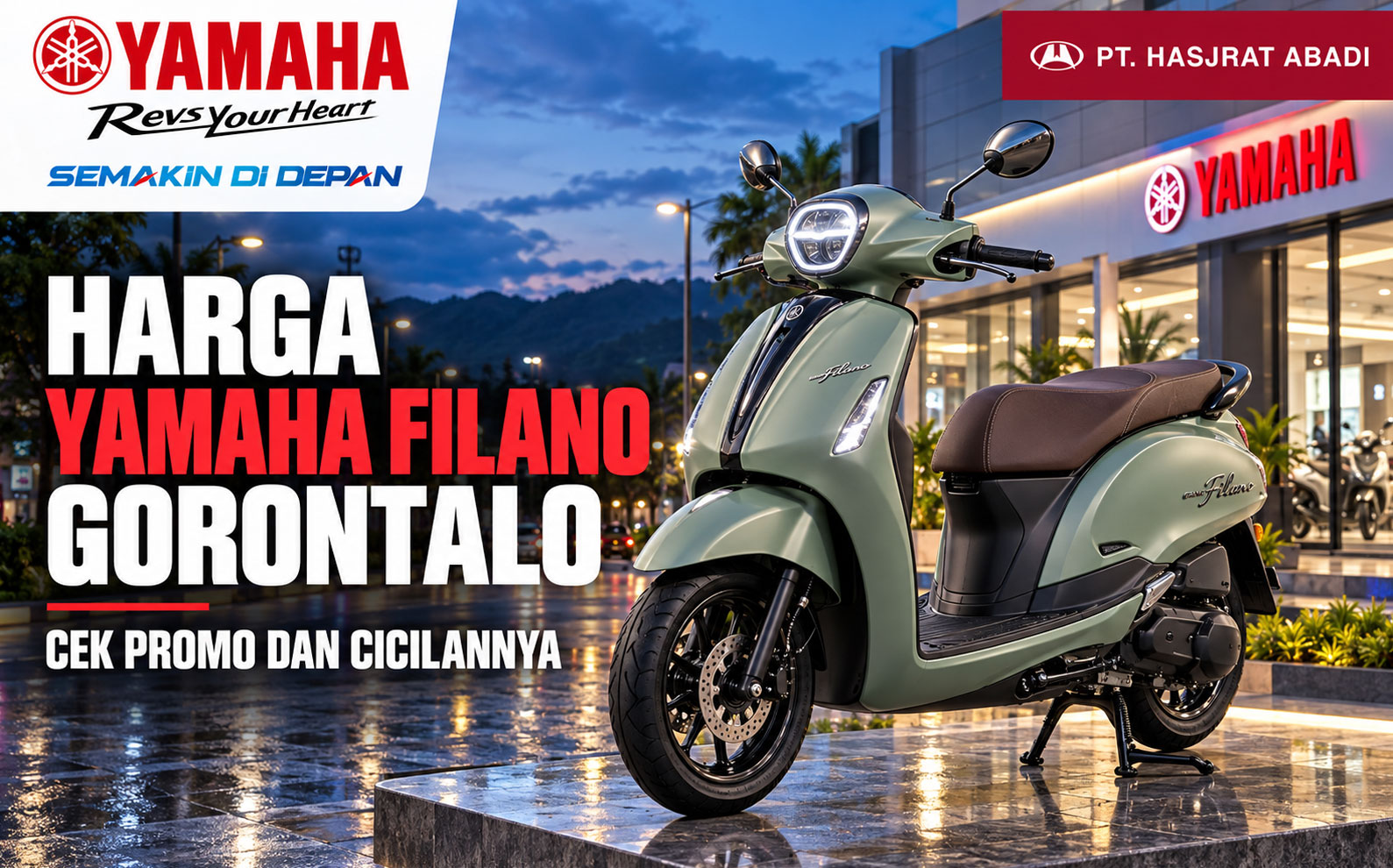 Harga Yamaha Filano Gorontalo, Cek Promo dan Cicilannya