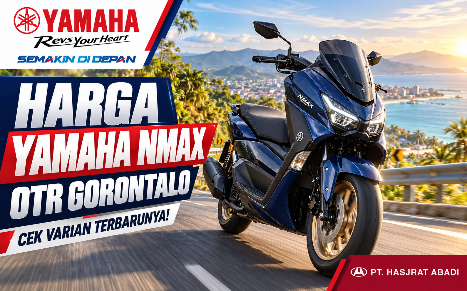 Harga Yamaha NMAX OTR Gorontalo, Cek Varian Terbarunya!