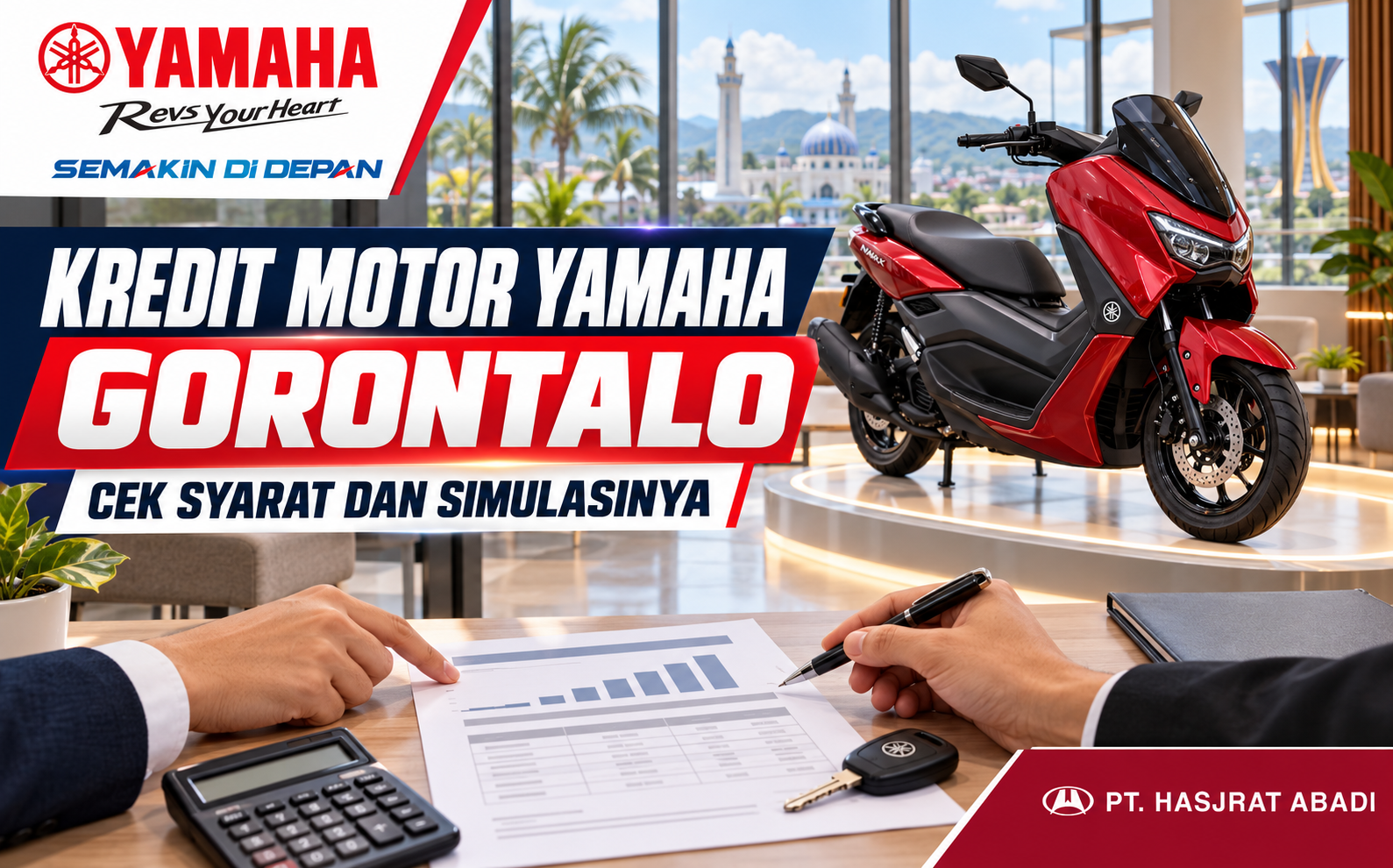 Kredit Motor Yamaha Gorontalo, Cek Syarat dan Simulasinya