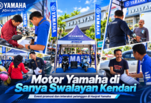 Motor Yamaha di Sanya Swalayan Kendari