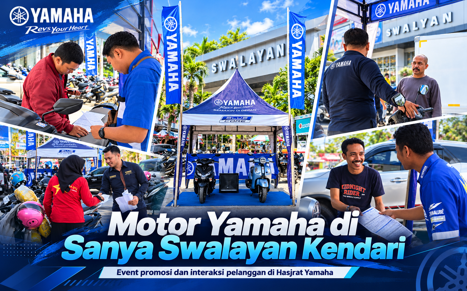 Motor Yamaha di Sanya Swalayan Kendari, Pilihan untuk Harian