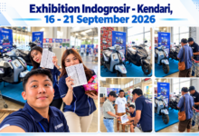 Pameran Motor Yamaha di Indogrosir Kendari