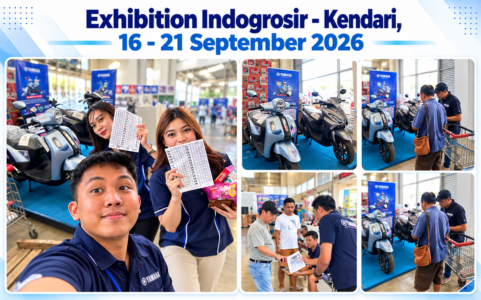 Pameran Motor Yamaha di Indogrosir Kendari, Pilihan Matic