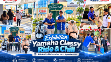 Pameran Motor Yamaha di Maluku City Mall Ambon
