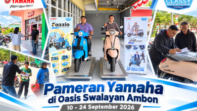 Pameran Yamaha di Oasis Swalayan Ambon
