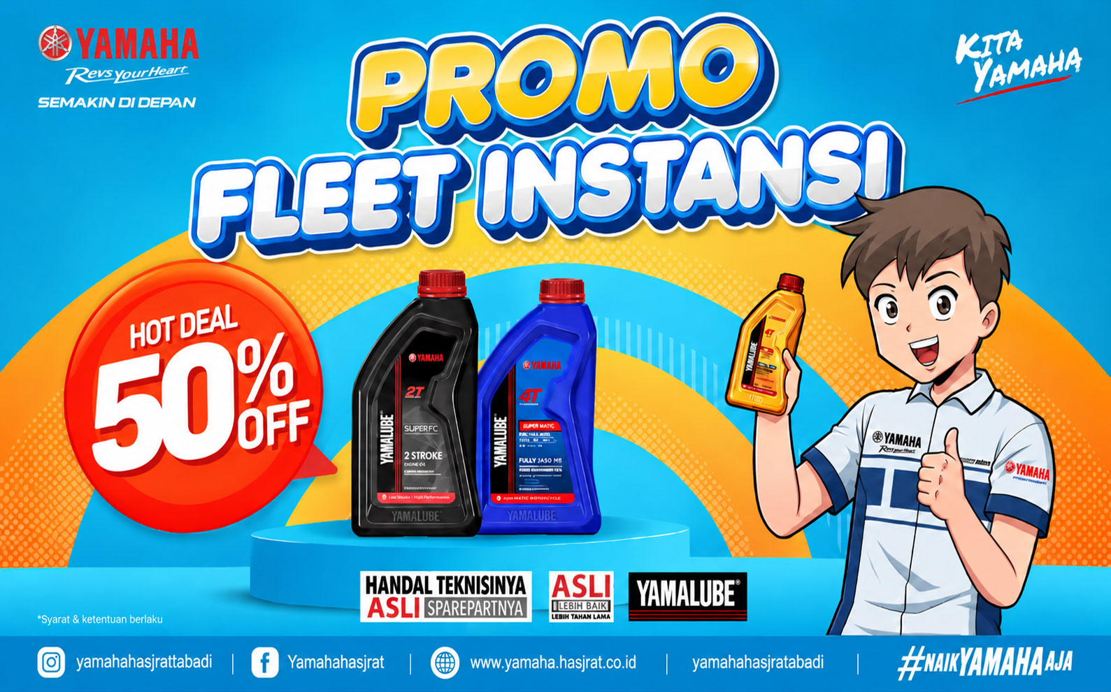 Promo Fleet Instansi Ambon : Hot Deal 50% untuk Armada Motor