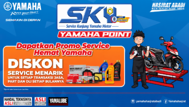 Promo Service Yamaha SKY Point di 5 Kota, Ada Diskon Menarik