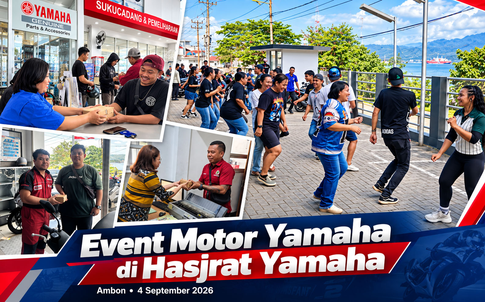 Yamaha 3S Ambon : Layanan Servis dan Suku Cadang Sepeda Motor