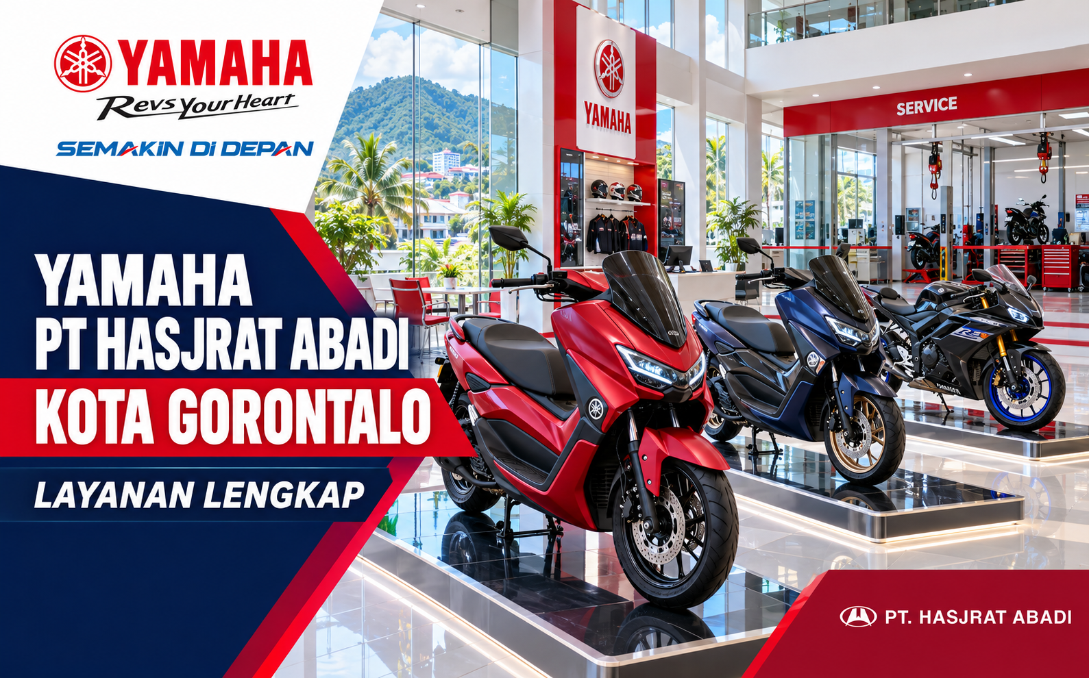 Yamaha PT Hasjrat Abadi Kota Gorontalo, Layanan Lengkap
